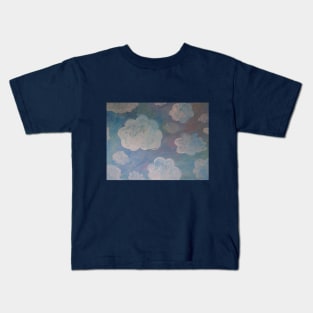 Sky and white clouds Kids T-Shirt